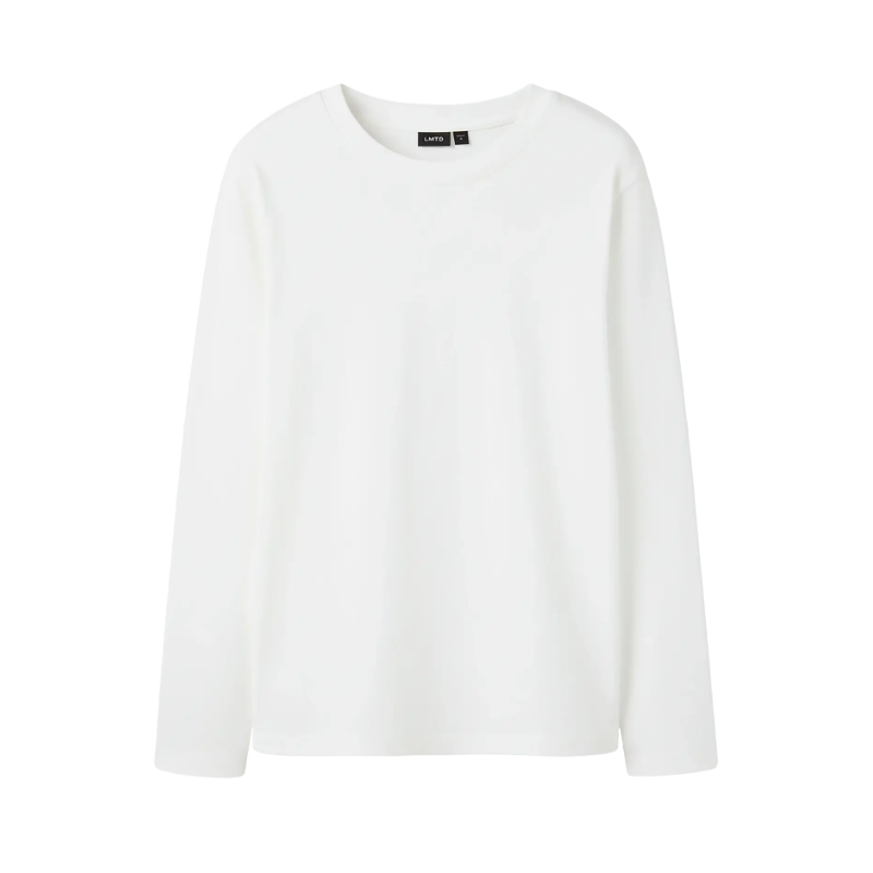 LMTD Nevollo langærmet bluse - Bright White