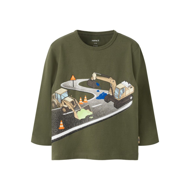 NAME IT MINI Nick bluse - Olive Night