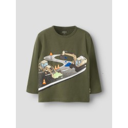 NAME IT MINI Nick bluse - Olive Night