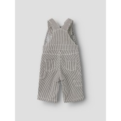 NAME IT BABY Nola loose fit overalls - White / Stribes / DELICIOSO