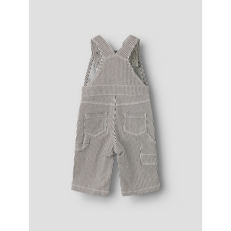 NAME IT BABY Nola loose fit overalls - White / Stribes / DELICIOSO