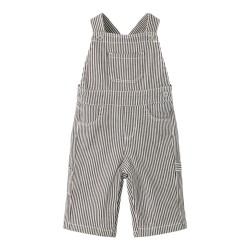 NAME IT BABY Nola loose fit overalls - White / Stribes / DELICIOSO