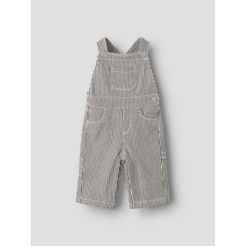 NAME IT BABY Nola loose fit overalls - White / Stribes / DELICIOSO