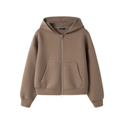 LMTD Halfa langærmet kort cardigan - Pine Bark
