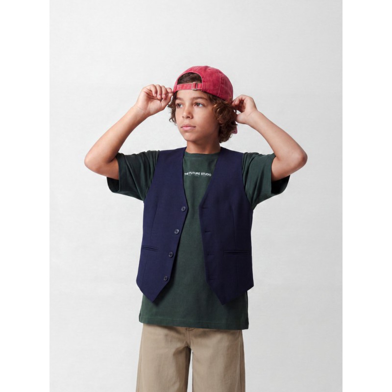 NAME IT KIDS Rovamel vest - Navy Blazer