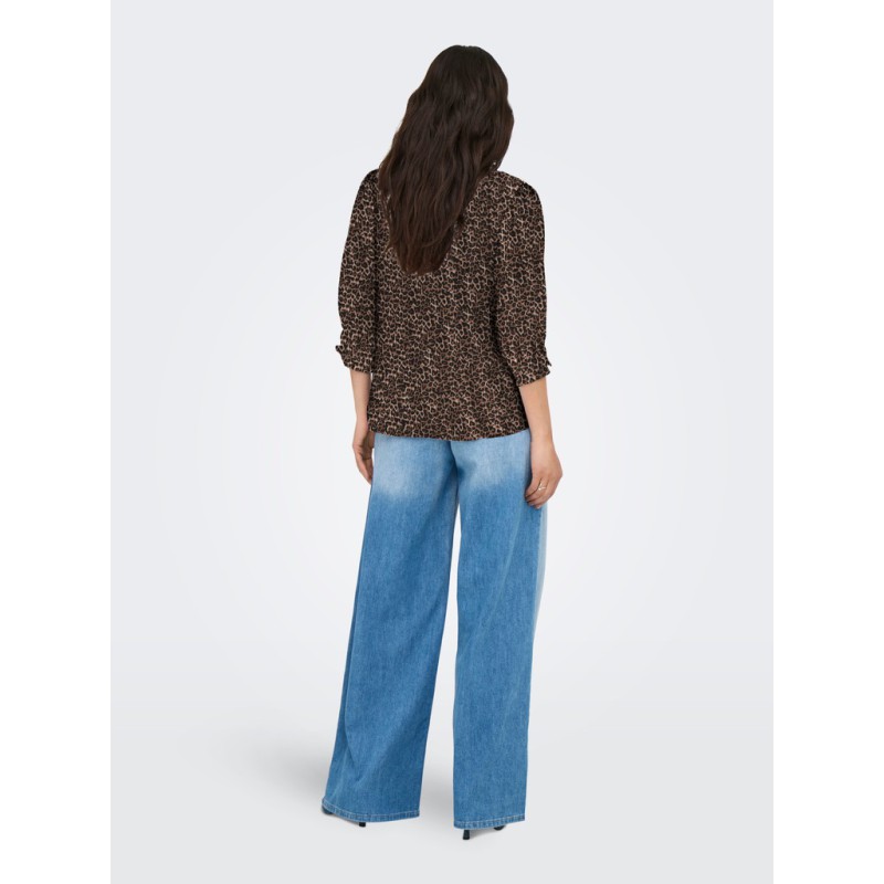 ONLY Raya bluse - Silver Mink / ANIMAL