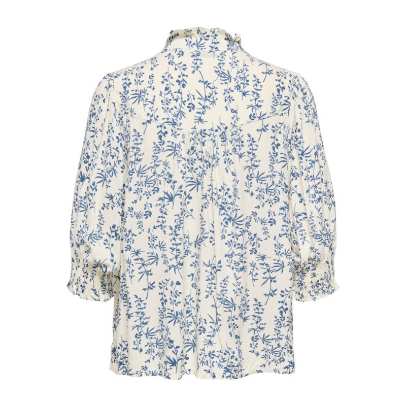 ONLY Raya bluse - Jet Stream / AMY FLOWER