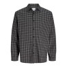 JACK & JONES Carter check langærmet skjorte - Black