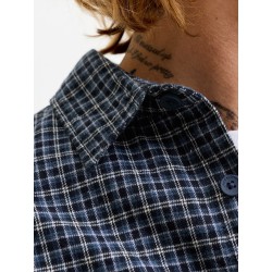 JACK & JONES Carter check langærmet skjorte - Navy Blazer