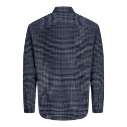 JACK & JONES Carter check langærmet skjorte - Navy Blazer