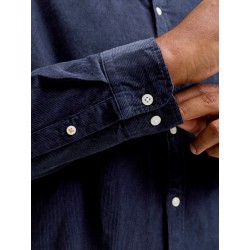 JACK & JONES PLUS Field langærmet skjorte - Navy Blazer