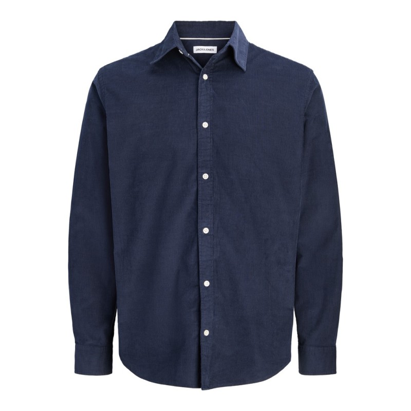 JACK & JONES PLUS Field langærmet skjorte - Navy Blazer
