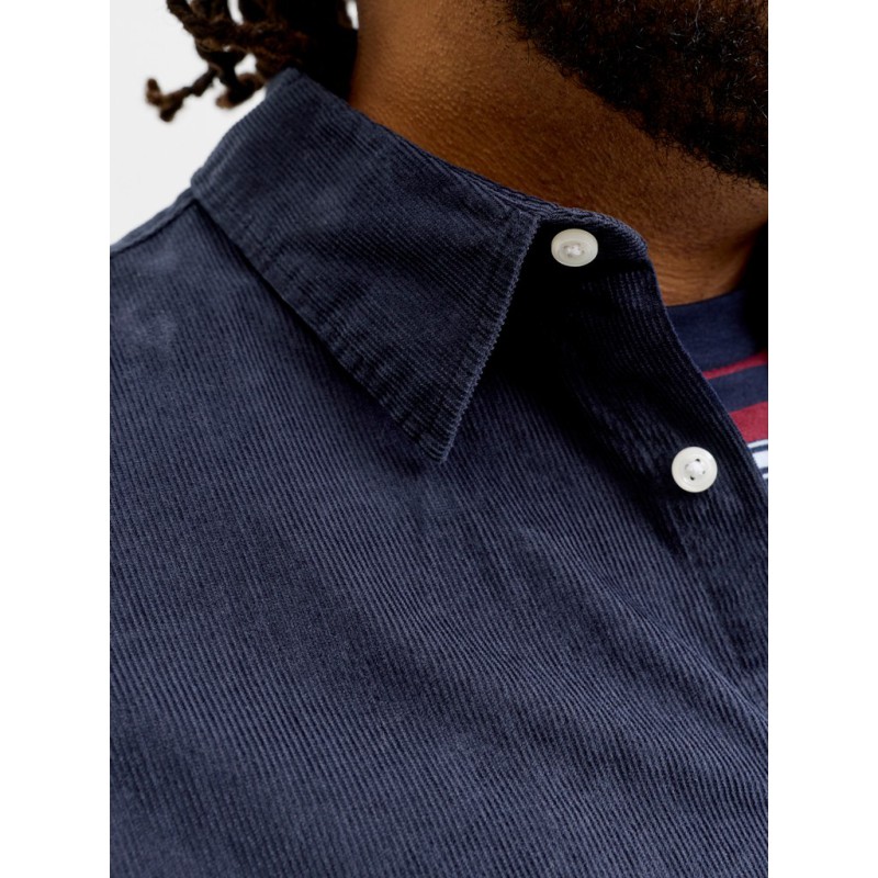 JACK & JONES PLUS Field langærmet skjorte - Navy Blazer
