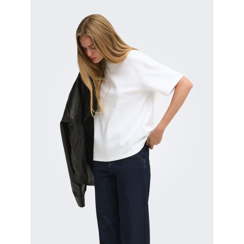 ONLY Superior loose T-shirt - Bright White