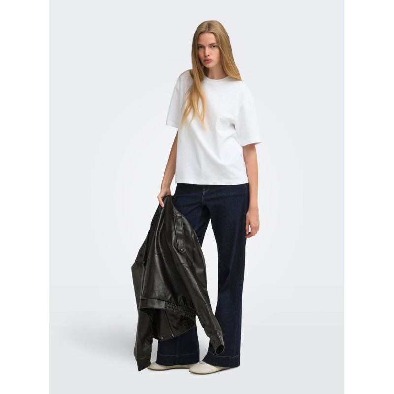 ONLY Superior loose T-shirt - Bright White
