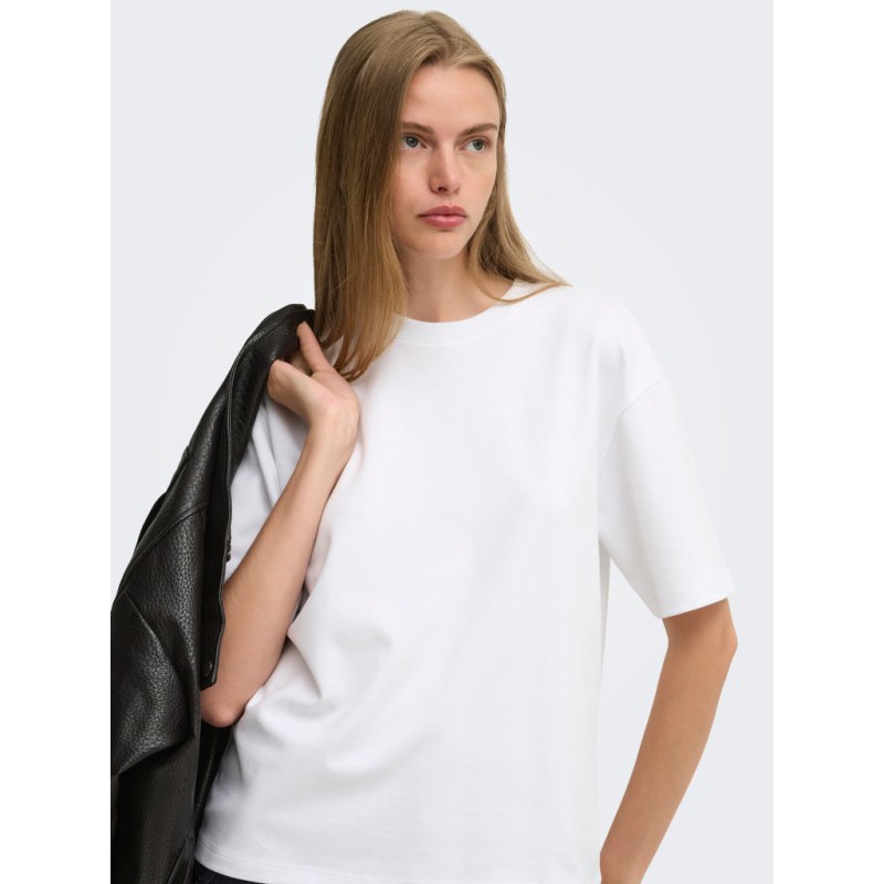 ONLY Superior loose T-shirt - Bright White