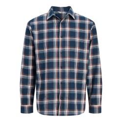 JACK & JONES Blane langærmet skjorte - Navy Blazer