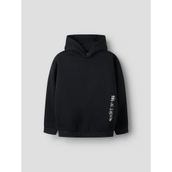 NAME IT KIDS Nestor langærmet sweatshirt - Black Beauty