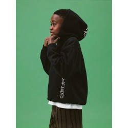 NAME IT KIDS Nestor langærmet sweatshirt - Black Beauty