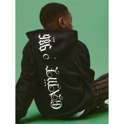 NAME IT KIDS Nestor langærmet sweatshirt - Black Beauty