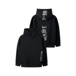 NAME IT KIDS Nestor langærmet sweatshirt - Black Beauty