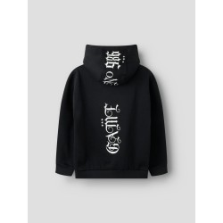 NAME IT KIDS Nestor langærmet sweatshirt - Black Beauty