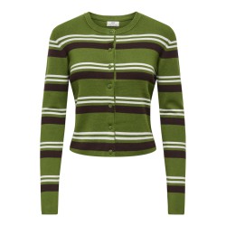 JDY Emmie langærmet strikcardigan - Cedar Green