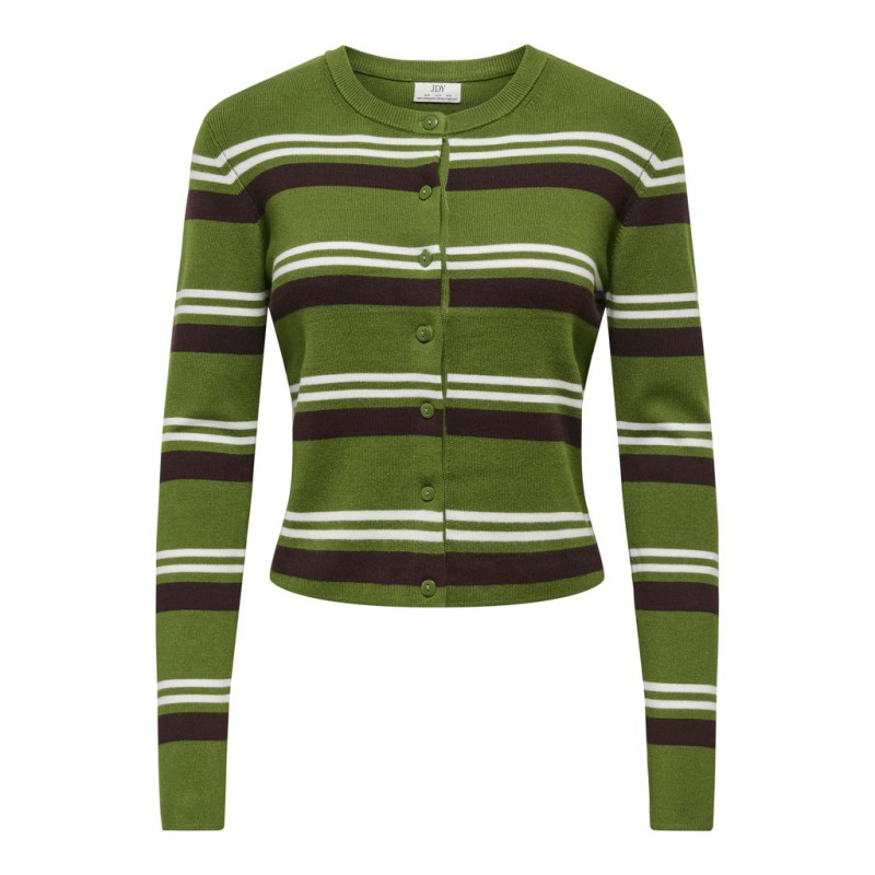 JDY Emmie langærmet strikcardigan - Cedar Green