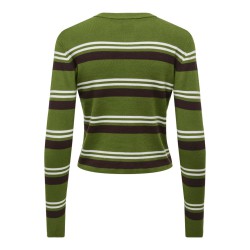JDY Emmie langærmet strikcardigan - Cedar Green