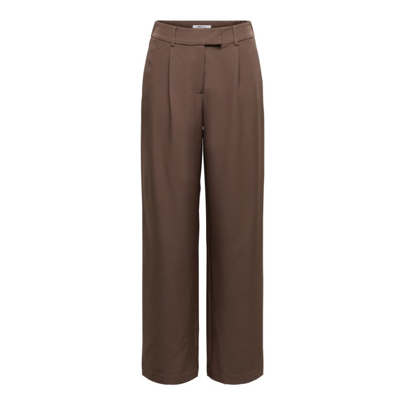 ONLY Linda-Berry high waist bukser - Chocolate Martini
