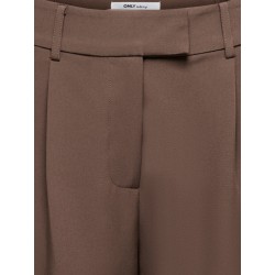 ONLY Linda-Berry high waist bukser - Chocolate Martini