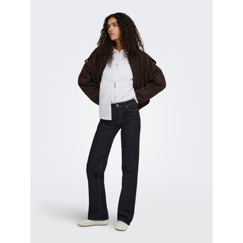 ONLY Blush straight fit denim jeans - Blue Denim / RINSE