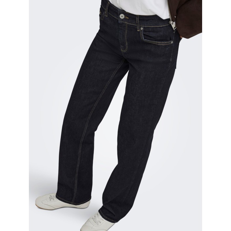 ONLY Blush straight fit denim jeans - Blue Denim / RINSE