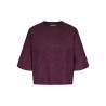 ONLY CARMAKOMA Simoni 3/4 strik pullover - Mauve Wine / MELANGE