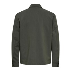 ONLY & SONS Will zip overshirt - Beluga