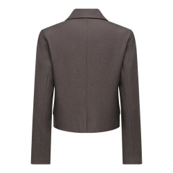 ONLY Linda langærmet blazer - Chocolate Torte / MELANGE