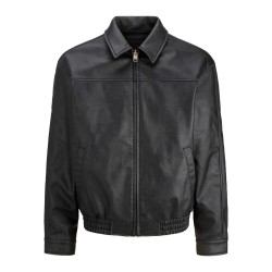 JACK & JONES Marlon PU jakke - Black
