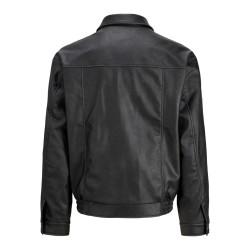 JACK & JONES Marlon PU jakke - Black