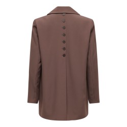 ONLY Lana-Berry langærmet blazer - Chocolate Martini