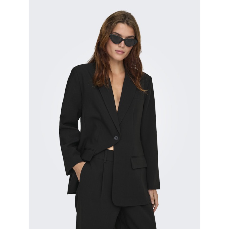 ONLY Linda-Raven langærmet blazer - Black