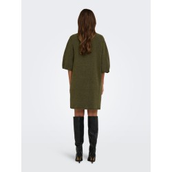 ONLY Alivia strikkjole - Beech / Button / Melange
