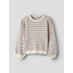 NAME IT KIDS Noelle langærmet strik - Wild Ginger