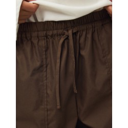 PIECES Adria parachute bukser - Hot Fudge