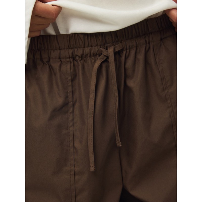 PIECES Adria parachute bukser - Hot Fudge