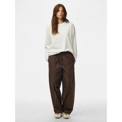 PIECES Adria parachute bukser - Hot Fudge