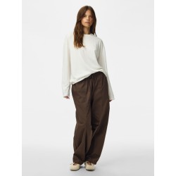 PIECES Adria parachute bukser - Hot Fudge