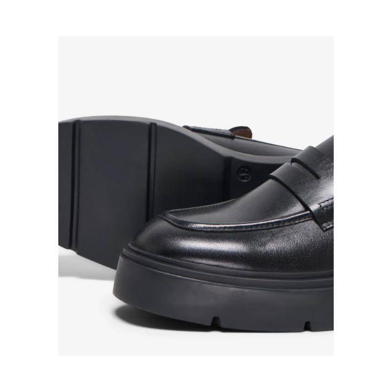 ONLY Alma læder loafers - Black