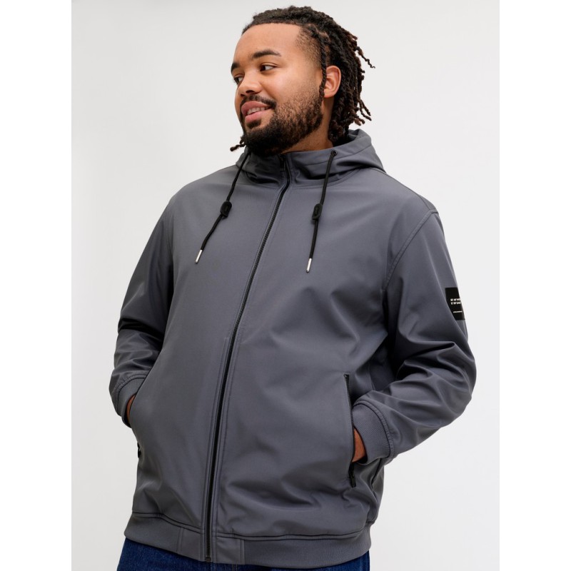 JACK & JONES PLUS Basic softshell jakke - Turbulence