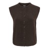 ONLY Simoni strikvest - Coffee Bean / MELANGE