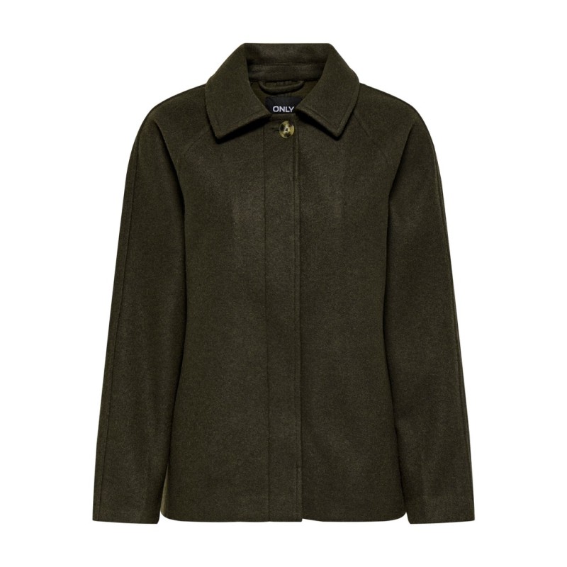 ONLY Evie jakke - Dark Olive / MELANGE